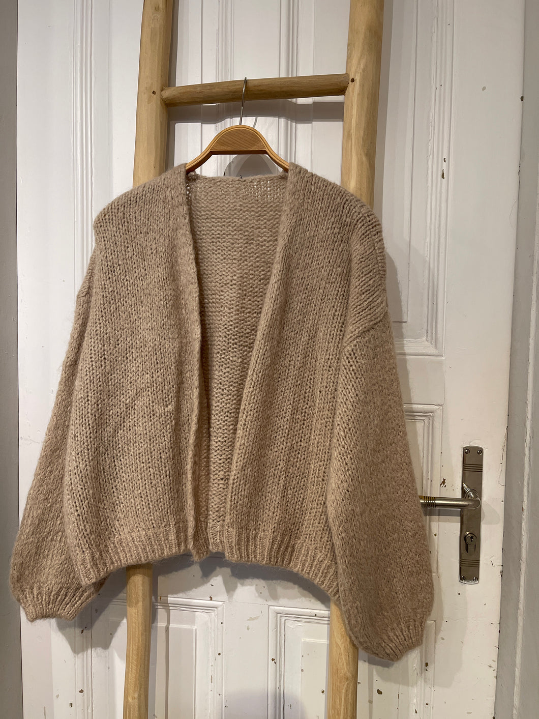 Strickjacke beige dunkel