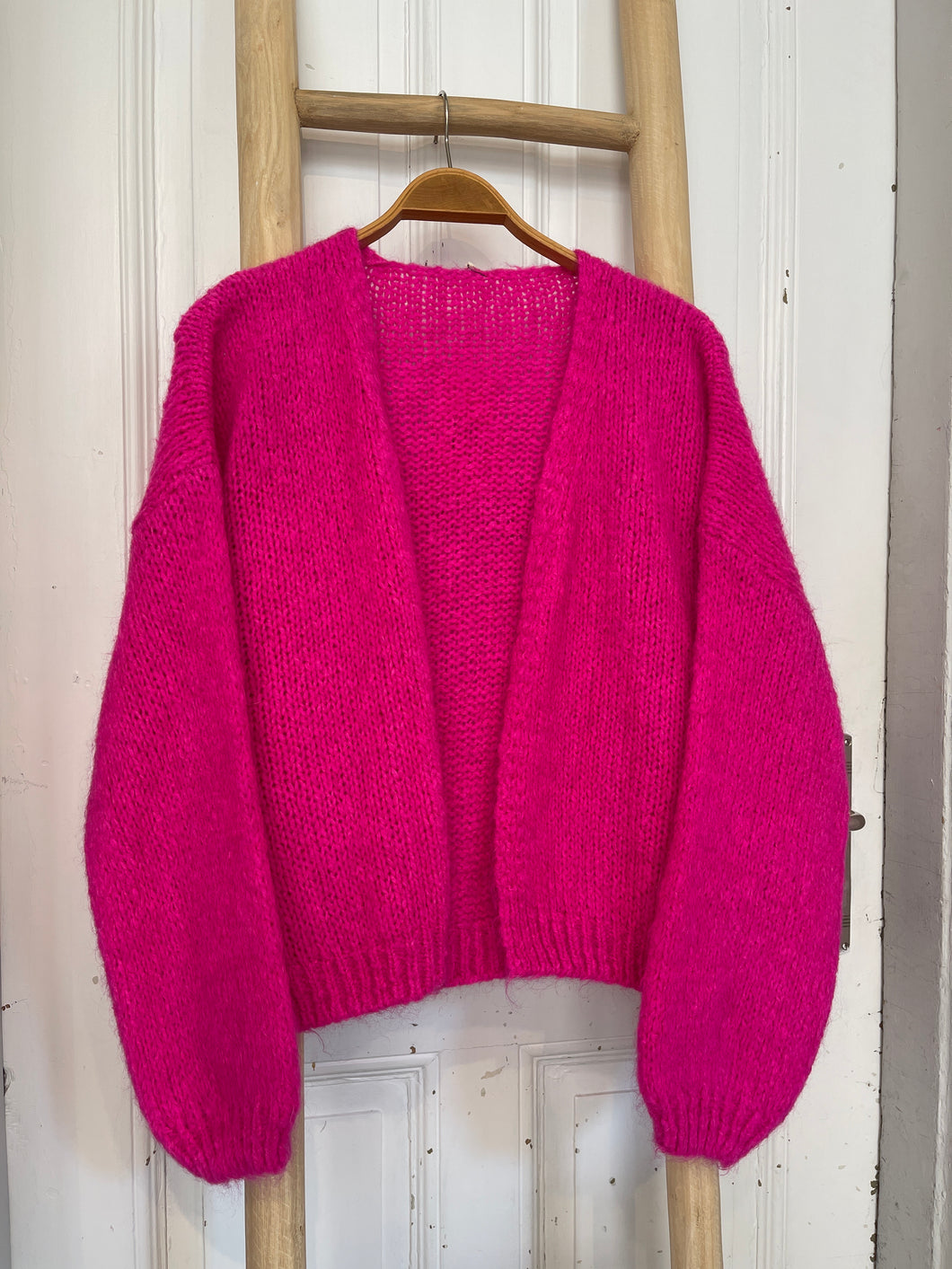 Strickjacke  pink