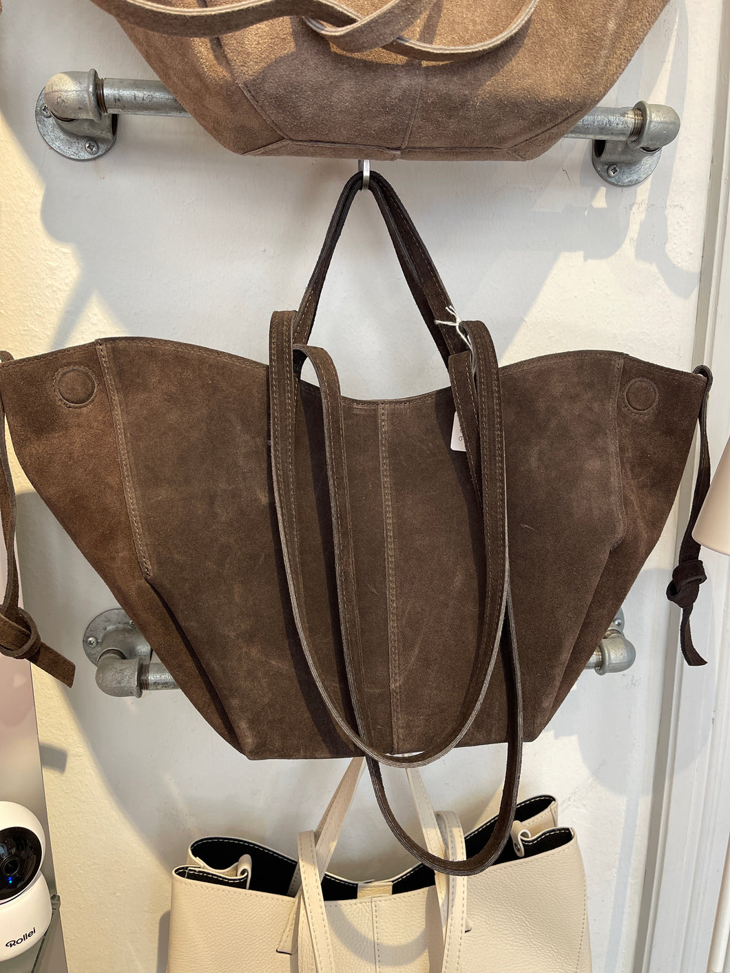 Tasche Wildleder braun
