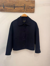 Lade das Bild in den Galerie-Viewer, Wolljacke dunkelblau
