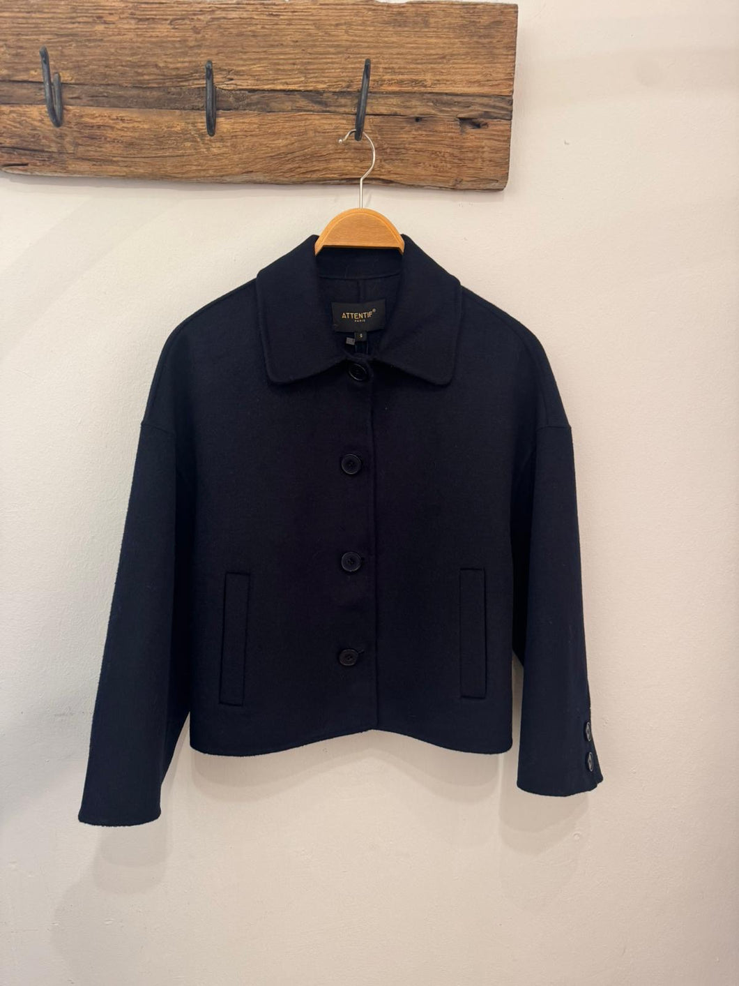 Wolljacke dunkelblau