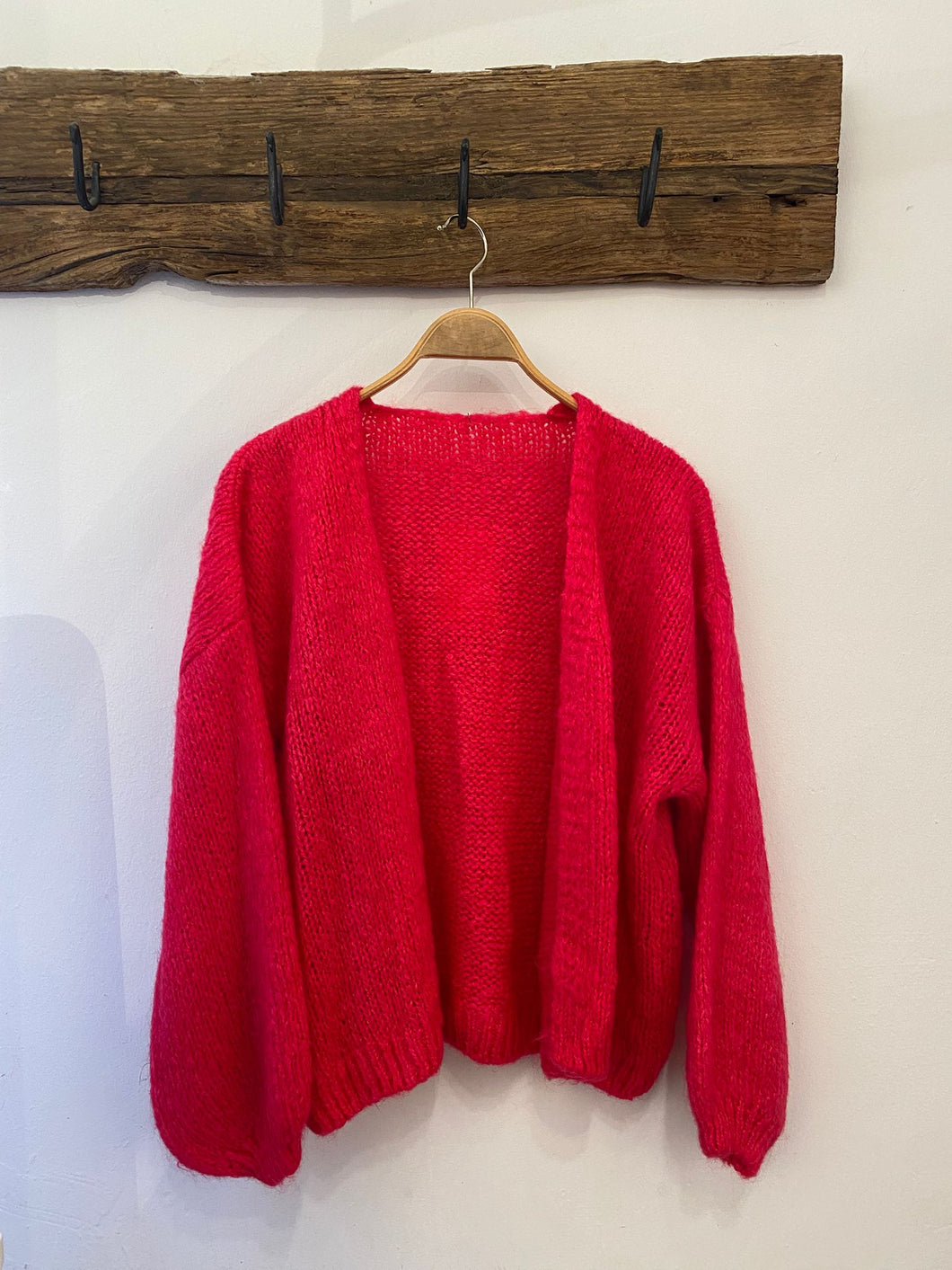 Strickjacke pink