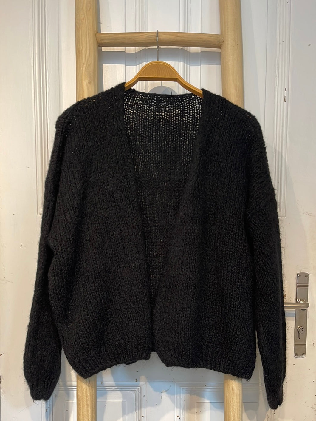 Strickjacke schwarz