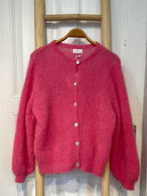 Lade das Bild in den Galerie-Viewer, Mohair Strickjacke rosa
