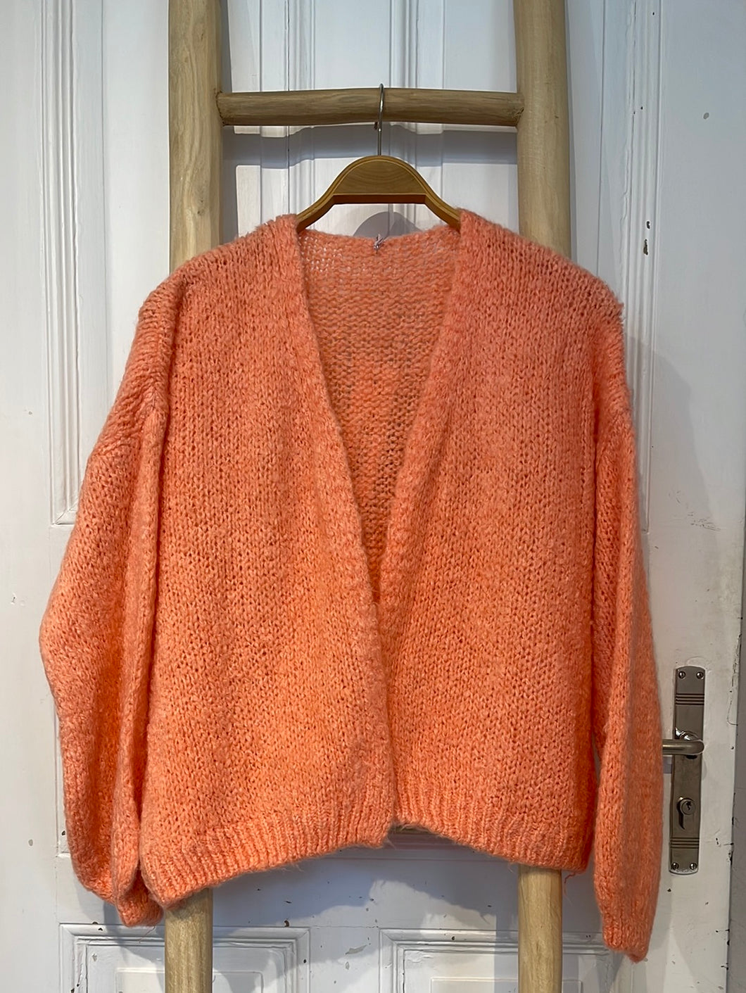 Strickjacke coral